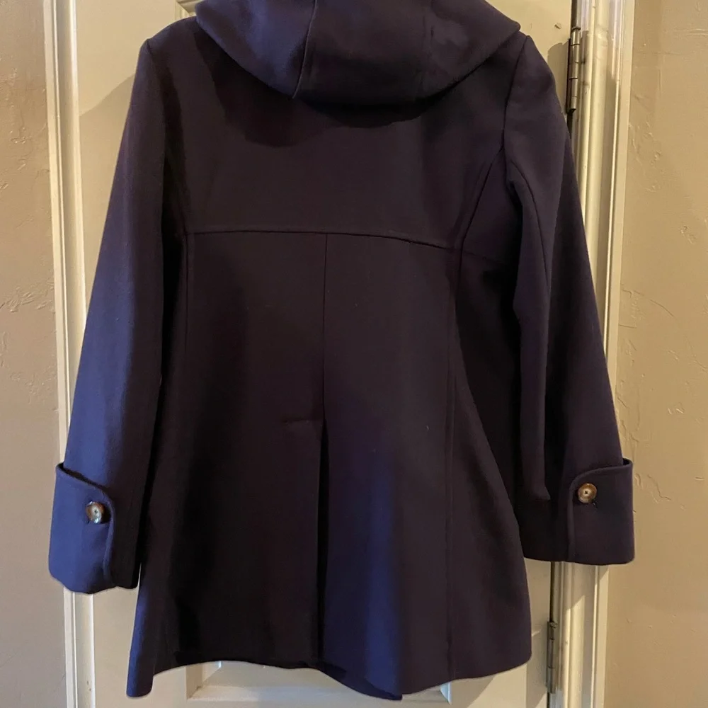 MICHAEL KORS pea coat, purple, size 14 - Picture 5 of 7